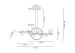 MOOSEE lampa wisząca ALURE LINE TWIN 90 czarna - obrazek 9