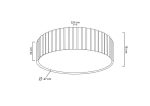 MOOSEE lampa sufitowa / plafon CROWN 50 złota - obrazek 7