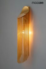 MOOSEE lampa ścienna LAMBADA łańcuszki złota - obrazek 2