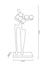 MOOSEE lampa podłogowa HUMAN DREAMER czarna - obrazek 9
