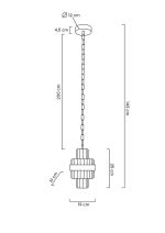 MOOSEE lampa wisząca IMPERO złota - obrazek 9