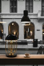 MOOSEE lampa stołowa BOTTEGA złota / czarna - obrazek 9