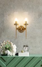 MOOSEE lampa ścienna TORCH TWIN złota - obrazek 9