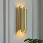 MOOSEE lampa ścienna TUBO złota - obrazek 9