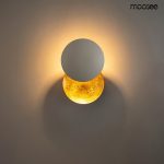 MOOSEE lampa ścienna ECLISE  złota / biała - obrazek 3