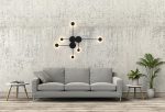 MOOSEE lampa ścienna SHADOW MULTI czarna - obrazek 6