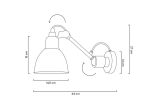 MOOSEE lampa ścienna FRANK czarna - obrazek 10