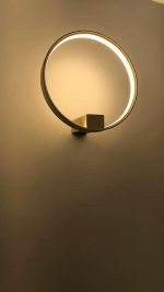 MOOSEE lampa ścienna CIRCLE WALL złota - obrazek 7