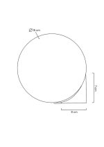 MOOSEE lampa ścienna BOLL złota - obrazek 8