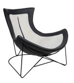 Fotel OTILIA STAND VELVET ciemny  szary welur - obrazek 2