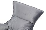Fotel OTILIA STAND VELVET ciemny  szary welur - obrazek 6