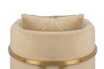 Fotel CHLOE VELVET khaki - obrazek 5