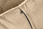 Fotel CHLOE VELVET khaki - obrazek 7