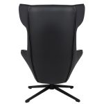 Fotel obrotowy VITA VELVET czarny PU - obrazek 4