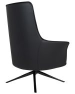 Fotel VICTOR czarny - PU, metal - obrazek 3