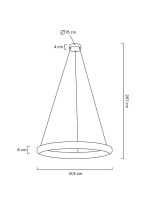 MOOSEE lampa wisząca LIBERTY 60 złota - obrazek 10