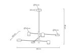 MOOSEE lampa wisząca PIAZETTA czarna - obrazek 9