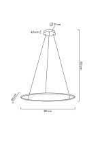 MOOSEE lampa wisząca RING SLIM 80 złota - obrazek 9