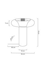 MOOSEE lampa stołowa ICAR złota - obrazek 8