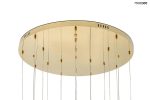 MOOSEE lampa wisząca LEAFS DISC złota - obrazek 10