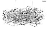 MOOSEE lampa wisząca MONETE 80 chrom - obrazek 2