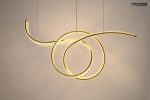 MOOSEE lampa wisząca WAVE 120 złota - obrazek 2