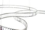 MOOSEE lampa wisząca WAVE 160A chrom - obrazek 6