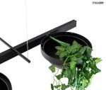MOOSEE lampa wisząca PLANT LINE czarna - obrazek 4