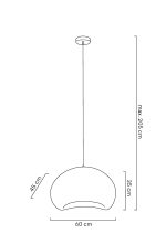MOOSEE lampa wisząca NEST 60 biała - obrazek 7