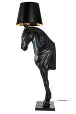 MOOSEE lampa podłogowa KOŃ HORSE STAND    M czarna - włókno szklane - obrazek 6