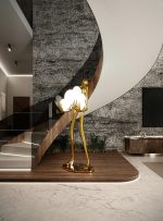 MOOSEE lampa podłogowa HUMAN GOLD         PREMIUM - obrazek 9
