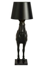 MOOSEE lampa podłogowa KOŃ HORSE STAND    S czarna - włókno szklane - obrazek 4