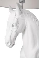MOOSEE lampa podłogowa KOŃ HORSE STAND    M biała - włókno szklane - obrazek 9