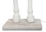 MOOSEE lampa podłogowa KOŃ HORSE STAND    M biała - włókno szklane - obrazek 10