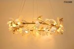 MOOSEE lampa wisząca FLORA 100 złota - obrazek 2