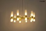MOOSEE lampa wisząca TUBS 10 złota - obrazek 2