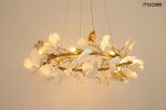 MOOSEE lampa wisząca FLORA 80 złota - obrazek 2