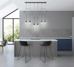 MOOSEE lampa wisząca FLUSSO LINE 6        czarna - obrazek 2