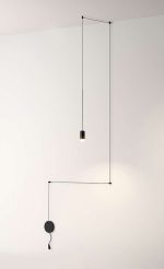 MOOSEE lampa ścienna FLUSSO WALL czarna - obrazek 7