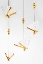 MOOSEE lampa wisząca BUTTERFLY DISC 5     złota - obrazek 4