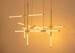MOOSEE lampa wisząca MIKADO M złota - obrazek 2