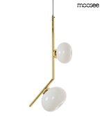 MOOSEE lampa wisząca RUGIA złota - obrazek 2