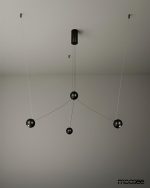 MOOSEE lampa wisząca OCTO 3 czarna - obrazek 7