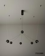 MOOSEE lampa wisząca OCTO 5 czarna - obrazek 7