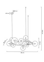 MOOSEE lampa wisząca ALURE 85 złota - obrazek 10