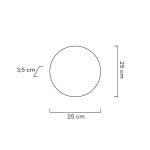 MOOSEE lampa ścienna SHADOW SUN 25 złota - obrazek 8