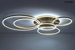 MOOSEE lampa sufitowa / plafon RINGS 6    złota - obrazek 4