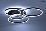 MOOSEE lampa sufitowa / plafon RINGS 5    czarna - obrazek 4