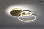 MOOSEE lampa sufitowa / plafon RINGS 3    złota - obrazek 2
