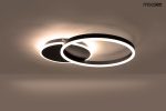 MOOSEE lampa sufitowa / plafon RINGS 2    czarna - obrazek 3